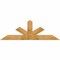 Ekena Millwork Saratoga Rough Sawn Timber Gable Bracket, Western Red Cedar, 72"W x 24"H x 2"D x 6"F, 8/12 Pitch GBW072X24X0206SAR00RWR - alternate 1